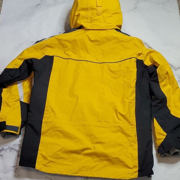 Columbia Sportswear Black/Yellow Vertex Omni-Shield Layered Coat - Picture 8 of 12